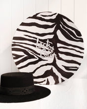 Load image into Gallery viewer, Hat Box - Large - Zebra Print

